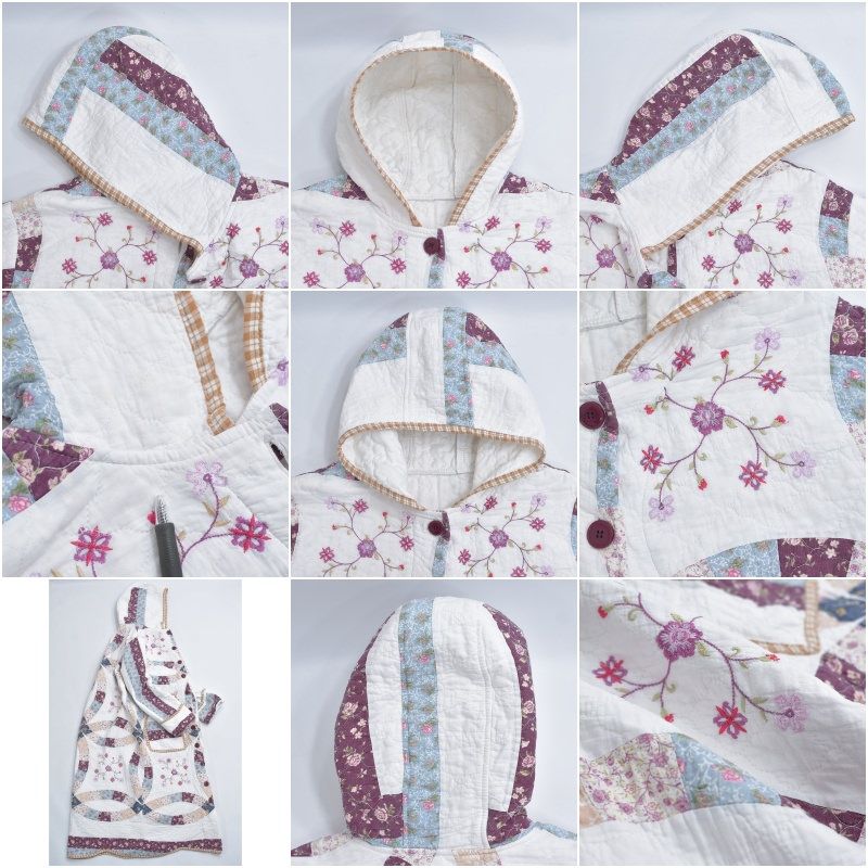 Remake リメイク ヴィンテージ パッチワークキルト ハンドメイド