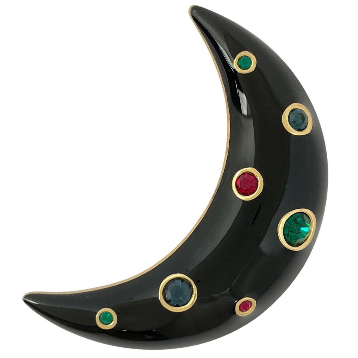 クリスチャンディオール Christian Dior 月モチーフ ブローチ ムーン