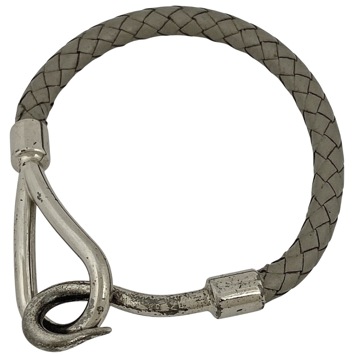 HERMES ジャンボ レザー シルバーフック ブレスレット エルメス HERMES ジャンボ ブレスレット 腕輪 フック ブレスレット