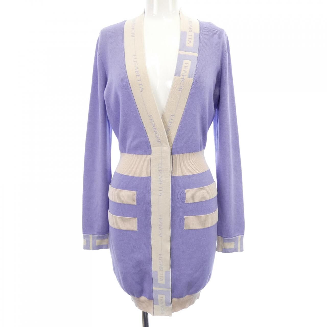 ELISABETTA FRANCHI ワンピース セーラー 碇モチーフ 40 trim_fce_item672864eb3f461.jpg