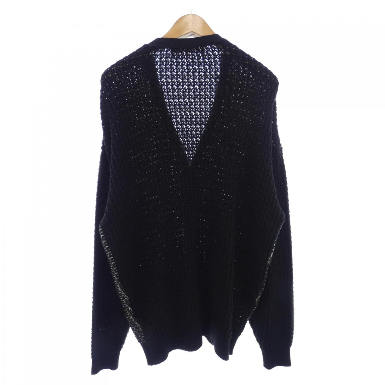 Time is on LINKS FRONT PANEL ニットポロカーディガン time is on