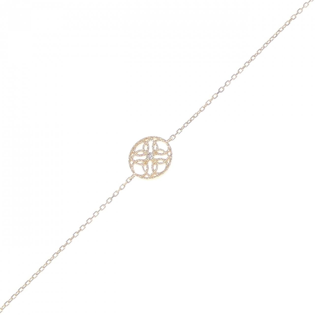 アガット ダイヤモンド ブレスレット 0.006CT