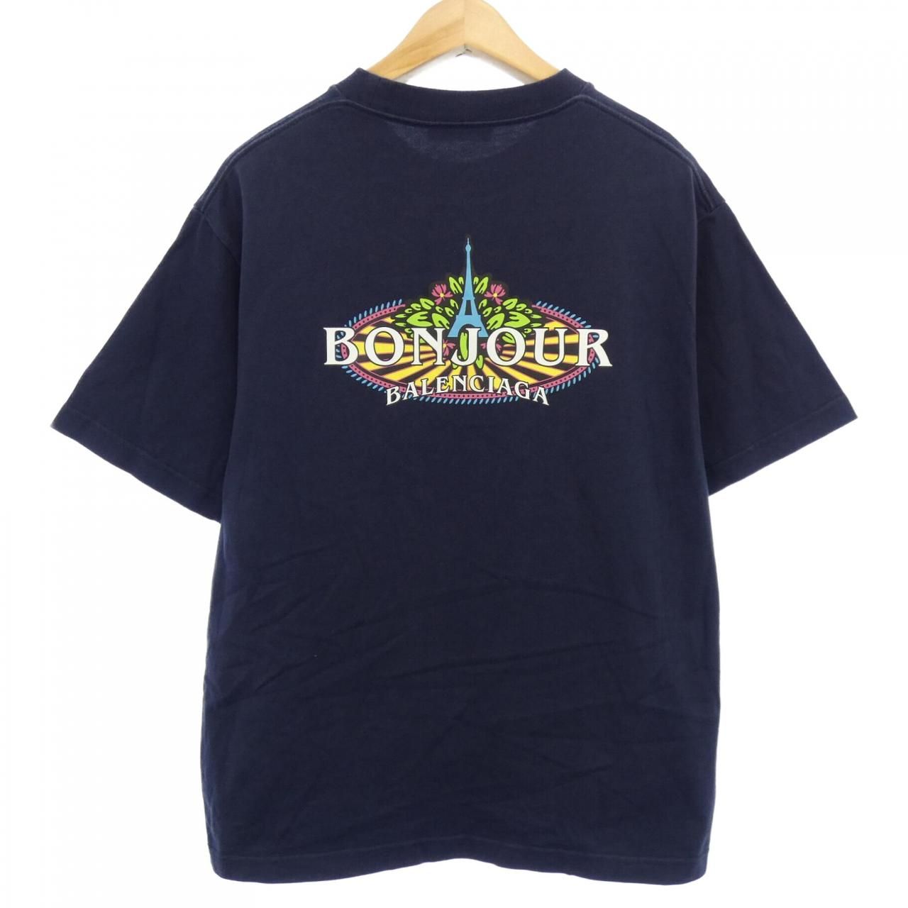 BALENCIAGA バレンシアガ 594579 BBロゴ 半袖Tシャツ BALENCIAGA