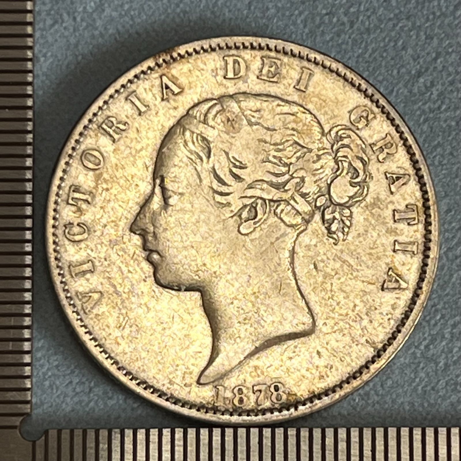 k*e様 1878年 英国ヤングヴィクトリア女王 シリング銀貨　ハイグレード イギリス銀貨 1シリング ヴィクトリア女王 ヤングヘッド 1878