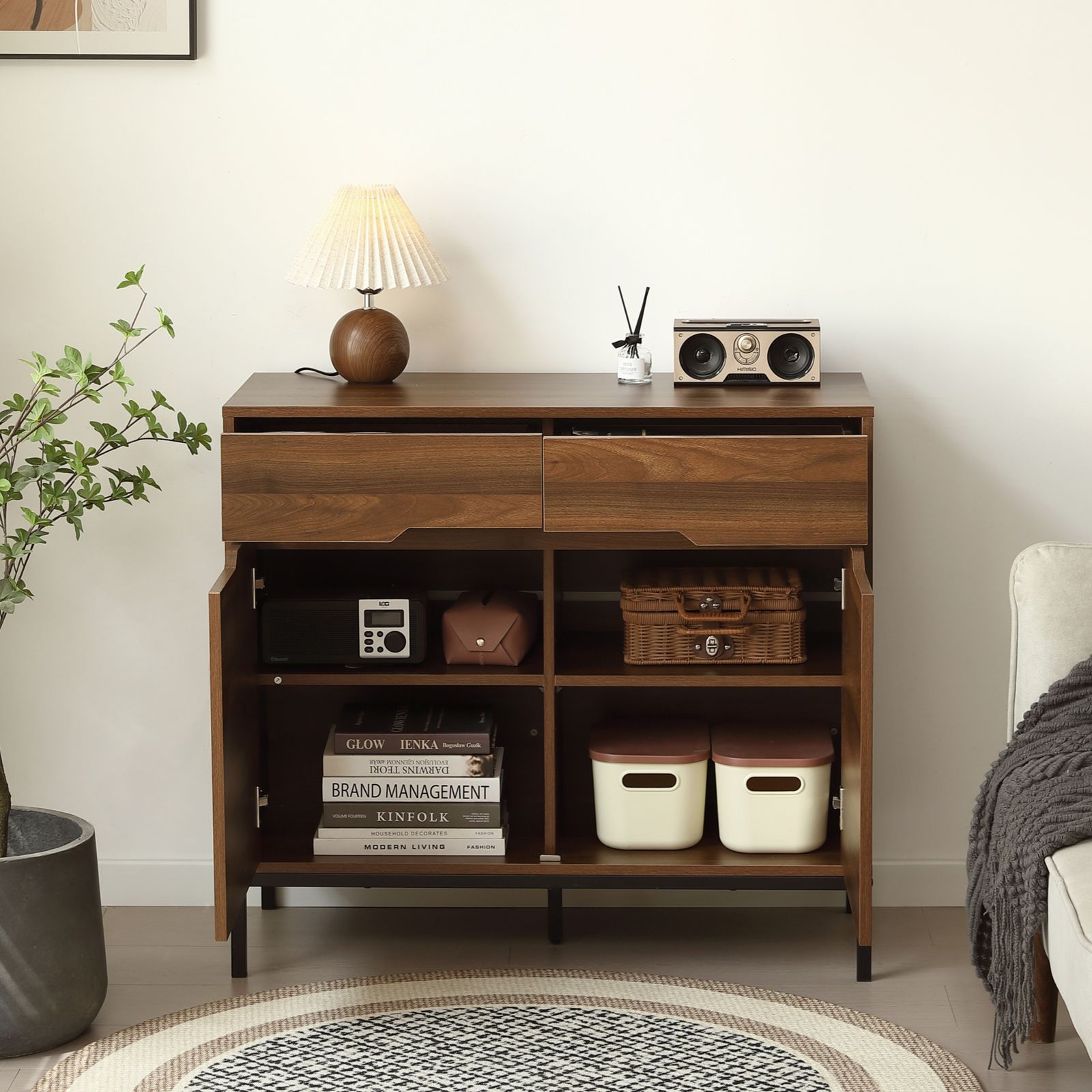 楽天市場】キャビネット 幅90の通販 【新品】【幅90cm】木製