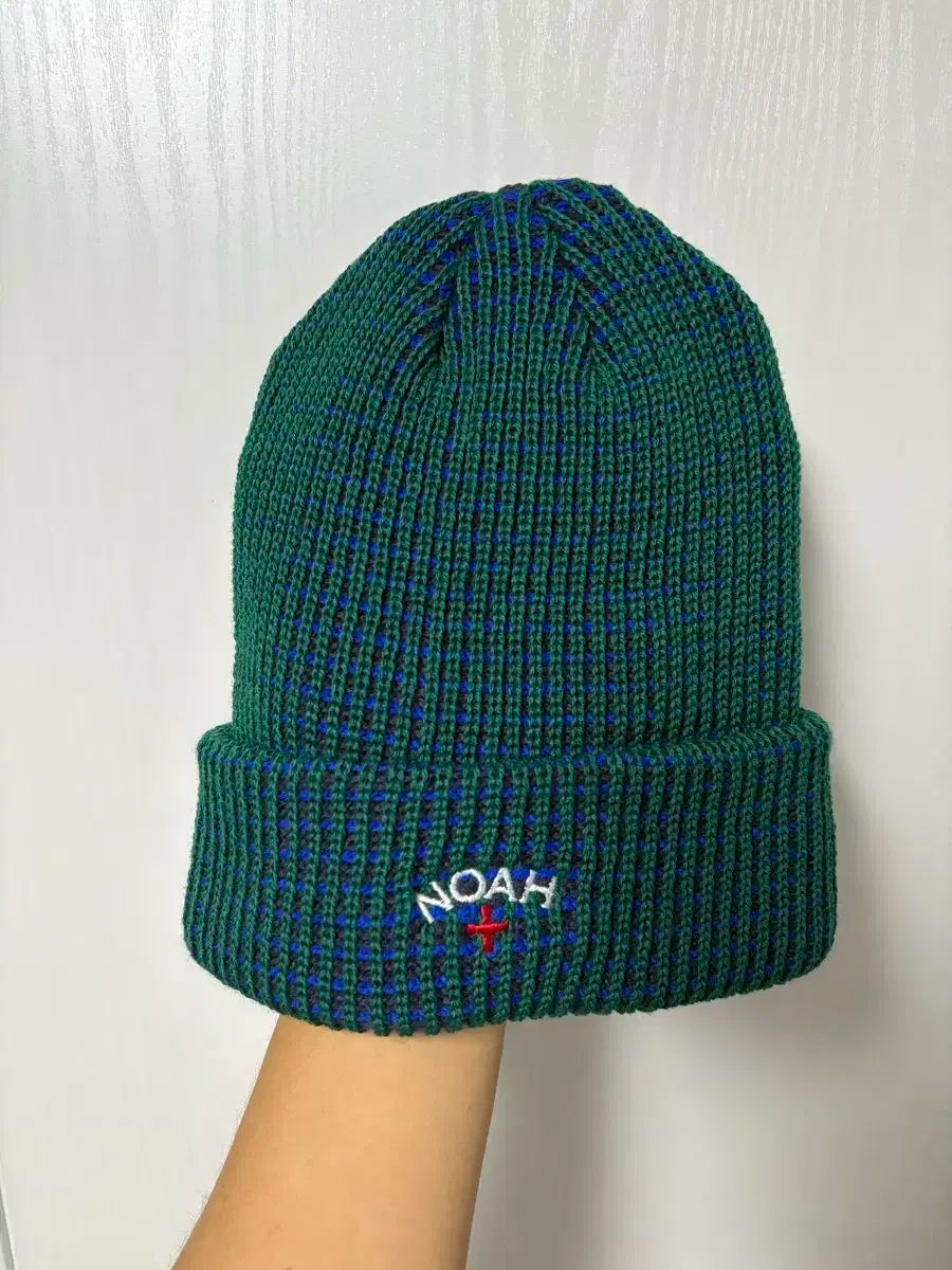 NOAH 緑色 ニット帽 ビーニー NOAH ニット帽 緑 スカル刺繍 関税・送料