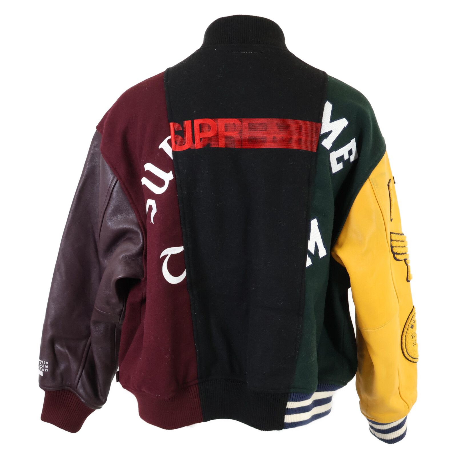 ジャケット・アウター supreme MM6 Split Varsity Jacket MM6 メゾン マルジェラ × シュプリーム スプリット バーシティ