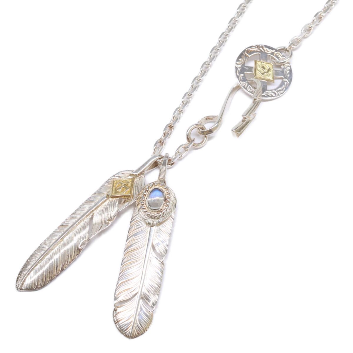 Taro Washimi 鷲見太郎 Mフェザーハートフェザーブルームーンストーン