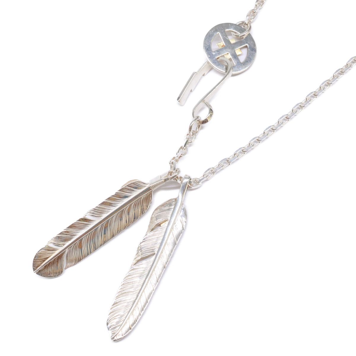 n*x様 鷲見 太郎 taro washimi Lフライトハートフェザー2個セッ 鷲見太郎 Taro Washimi ペンダント Sフライトフェザー02 : rifu - 通販