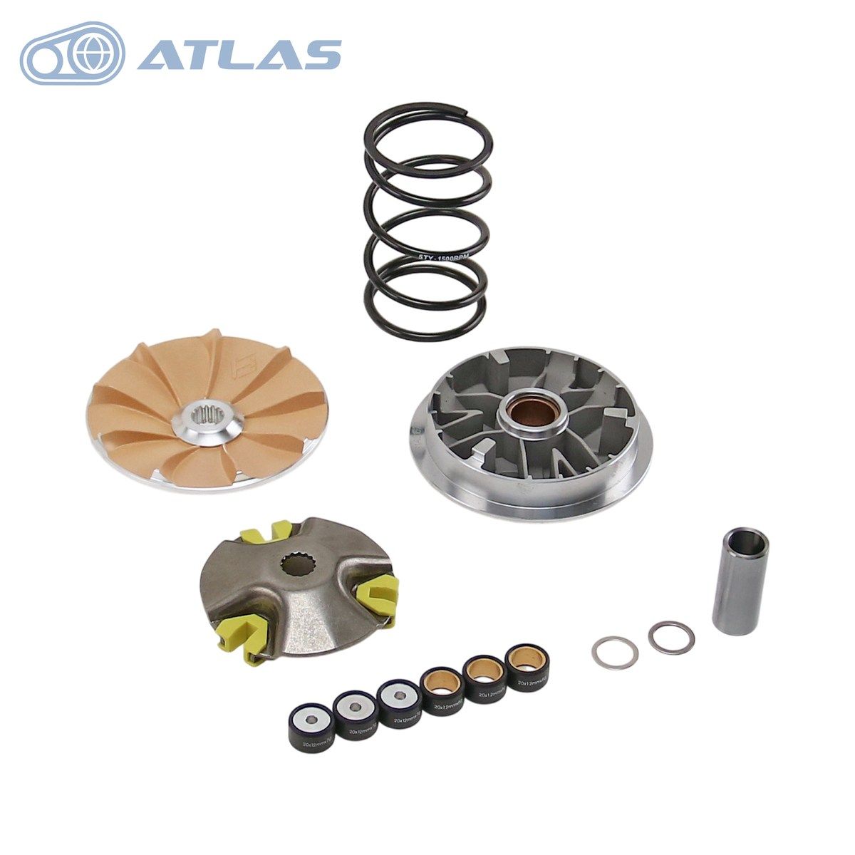 黒武士 Black Knight 1型～5型シグナスＸ CYGNUS X BW S R 125 ハイスピードプーリーセット タイプＲ 車向き フェイス13 8度