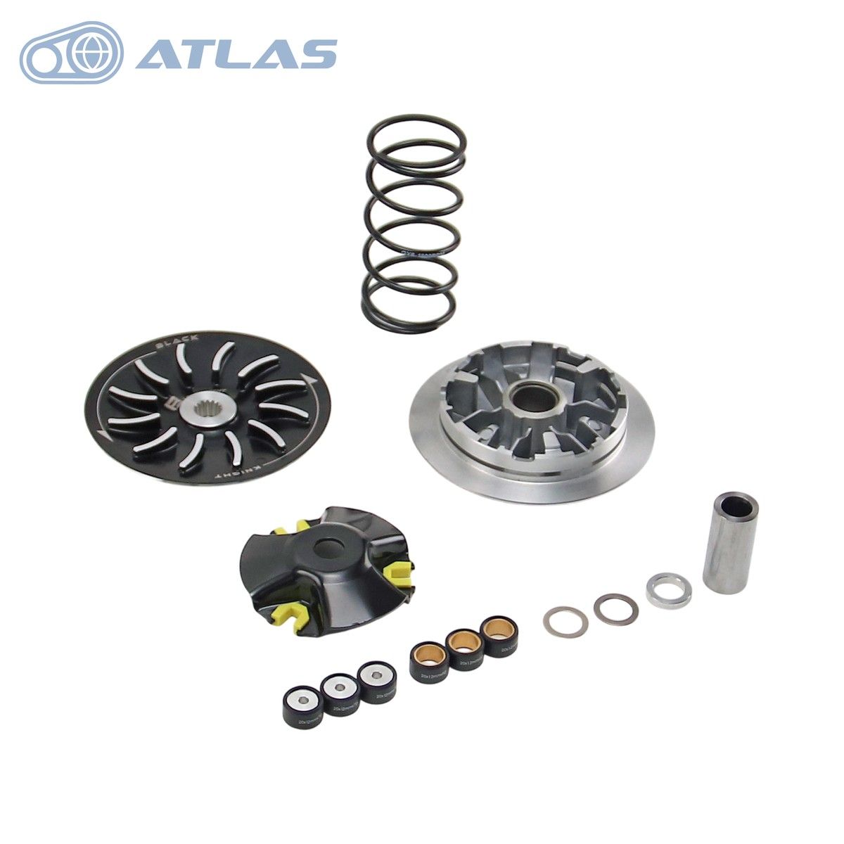 黒武士 Black Knight 6型シグナス グリファス CYGNUS GRYPHUS 水冷BW S NMAX 125 155 X FORCE ハイスピードプーリーセット 13 8度