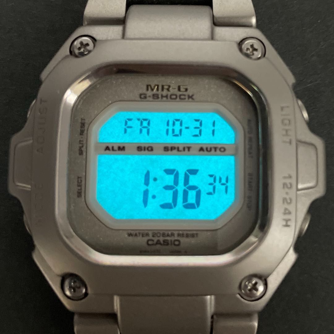 極美品】カシオMRG-110T初代フルメタルGショック角形チタン G-SHOCK