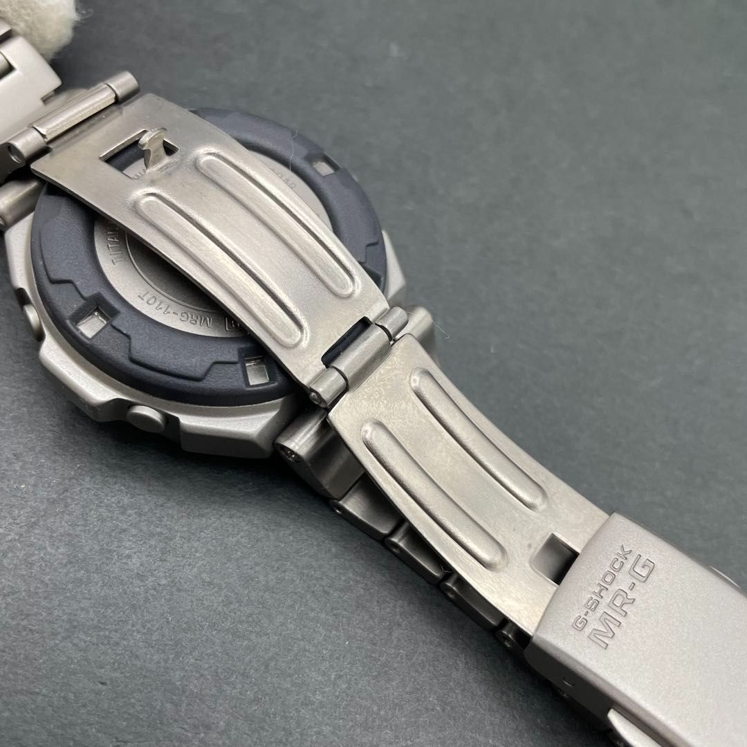 極美品・動作OK】CASIO MRG-110T-8 チタン TITANIUM 角型 四角 初代