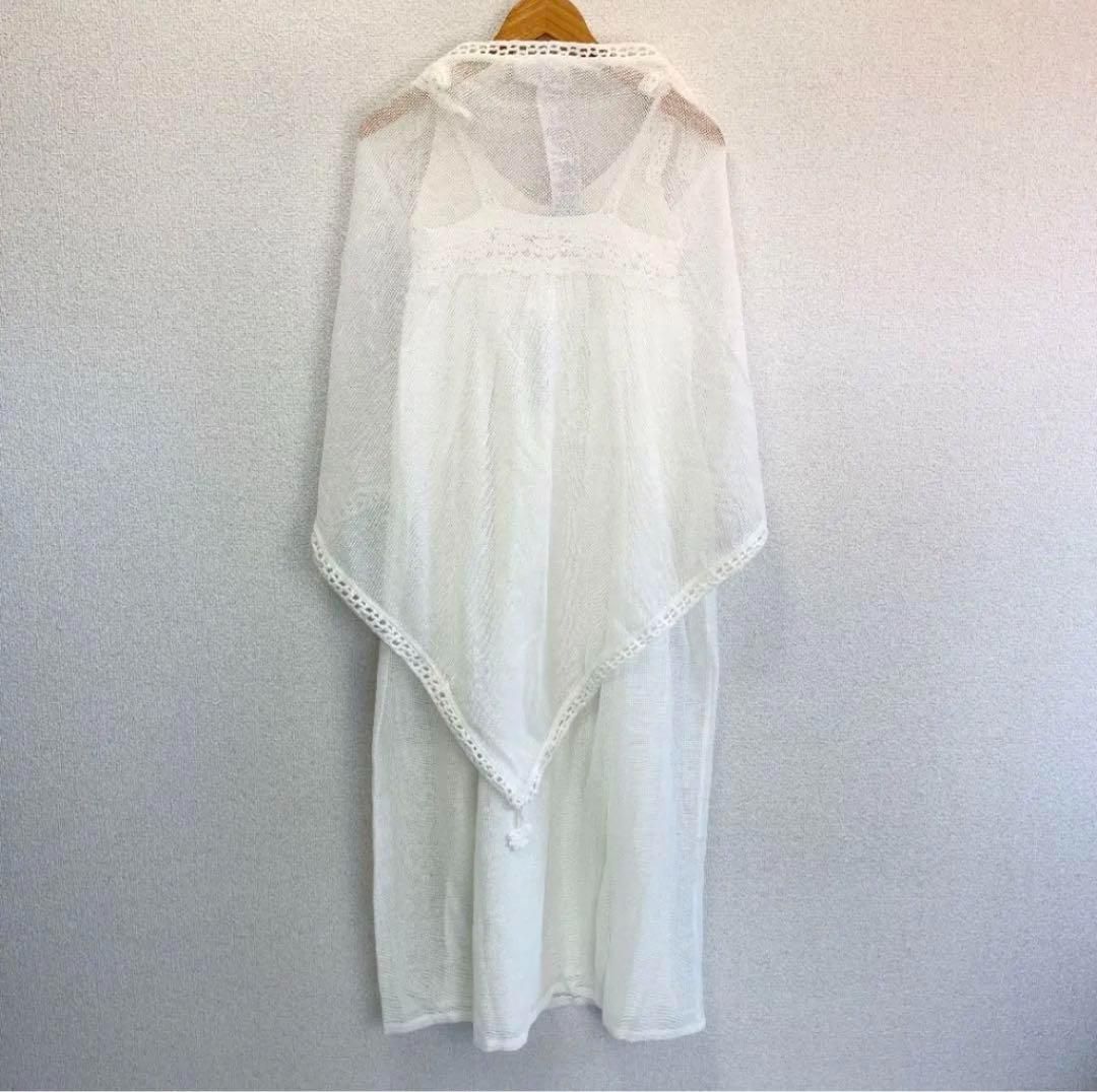 コットンレースルームウェアワンピース