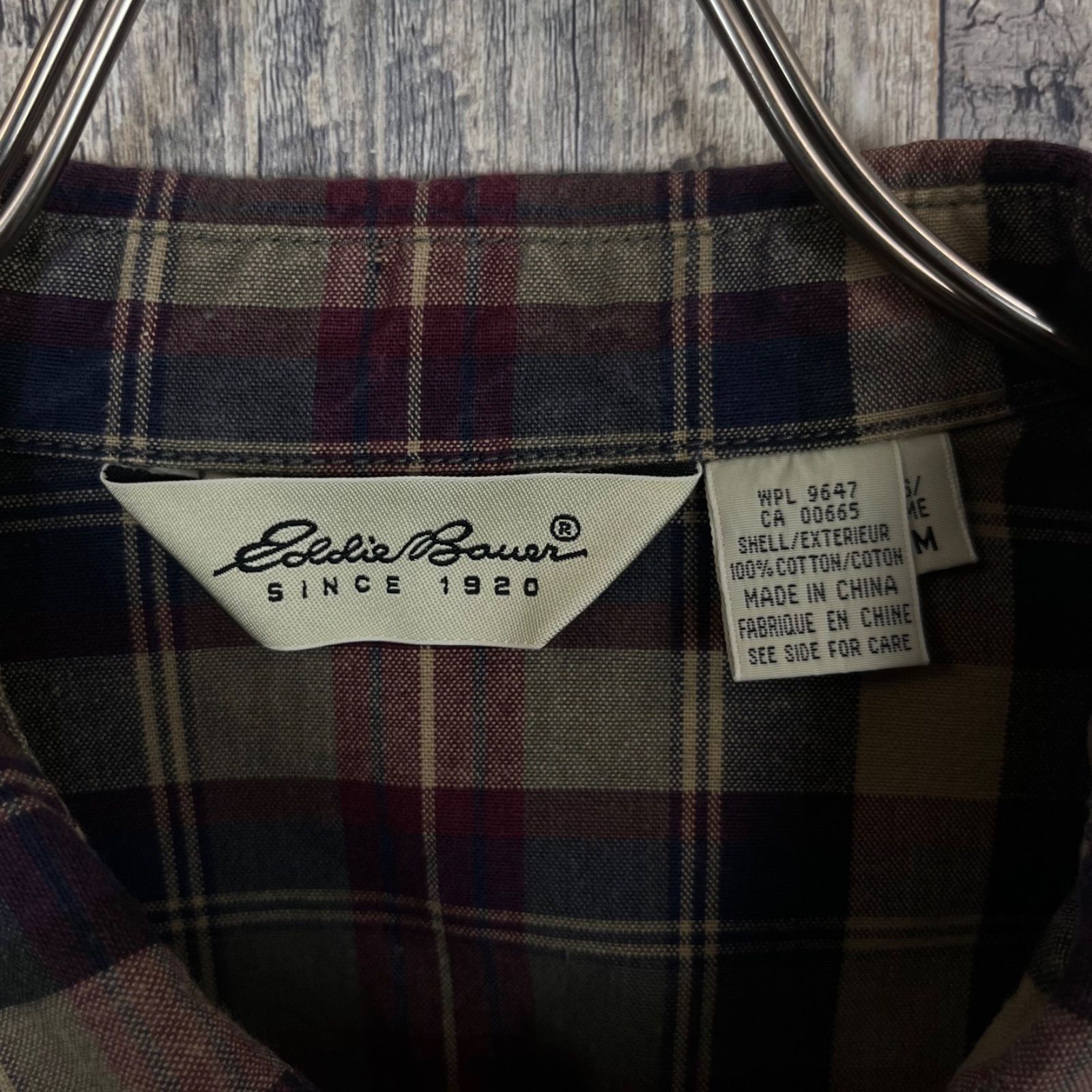 OLD Eddie Bauer 90s エディーバウアー スウィングトップ チェック