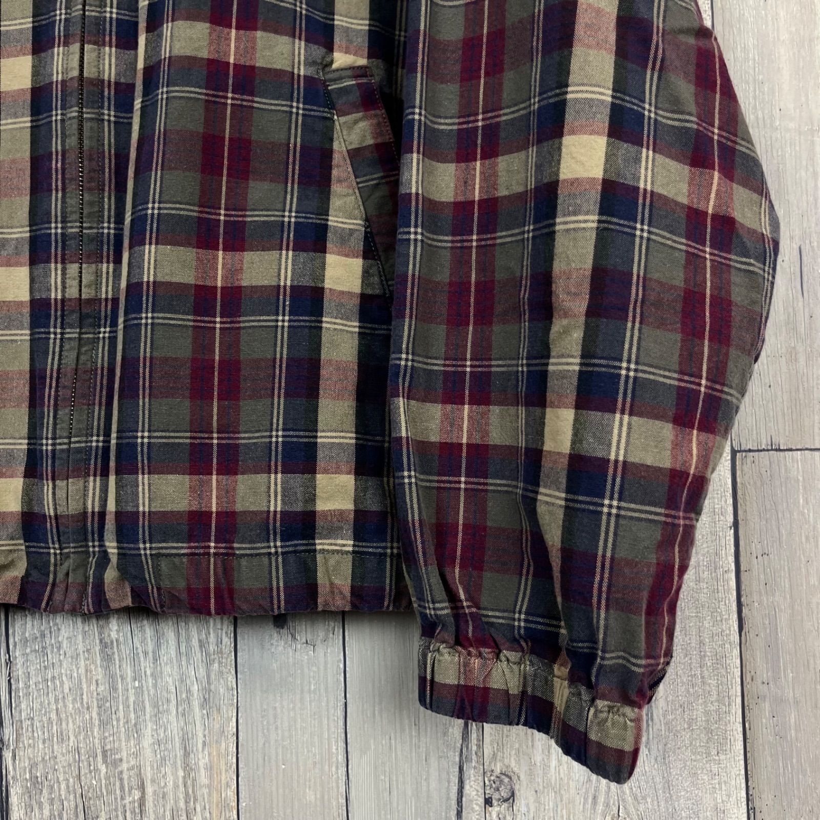 OLD Eddie Bauer 90s エディーバウアー スウィングトップ チェック