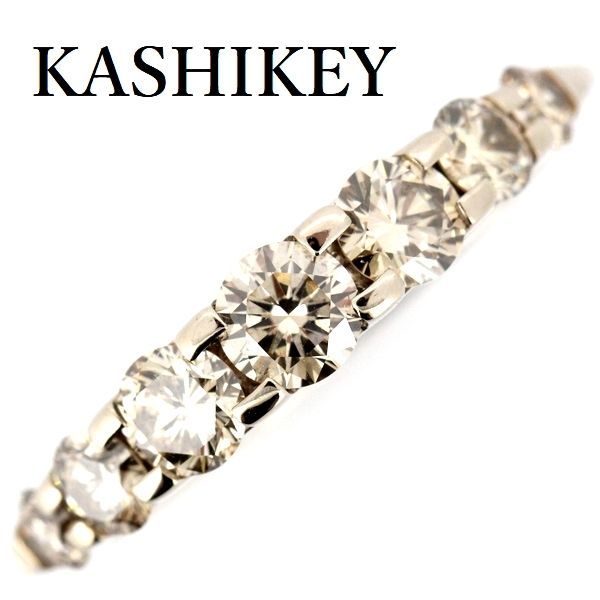 現行品 新品仕上げ済 カシケイ ネイキッド ダイヤモンド 1ct リング K18 カシケイ ネイキッド ブラウン ダイヤモンド リング 1.00ct K18BG 15号