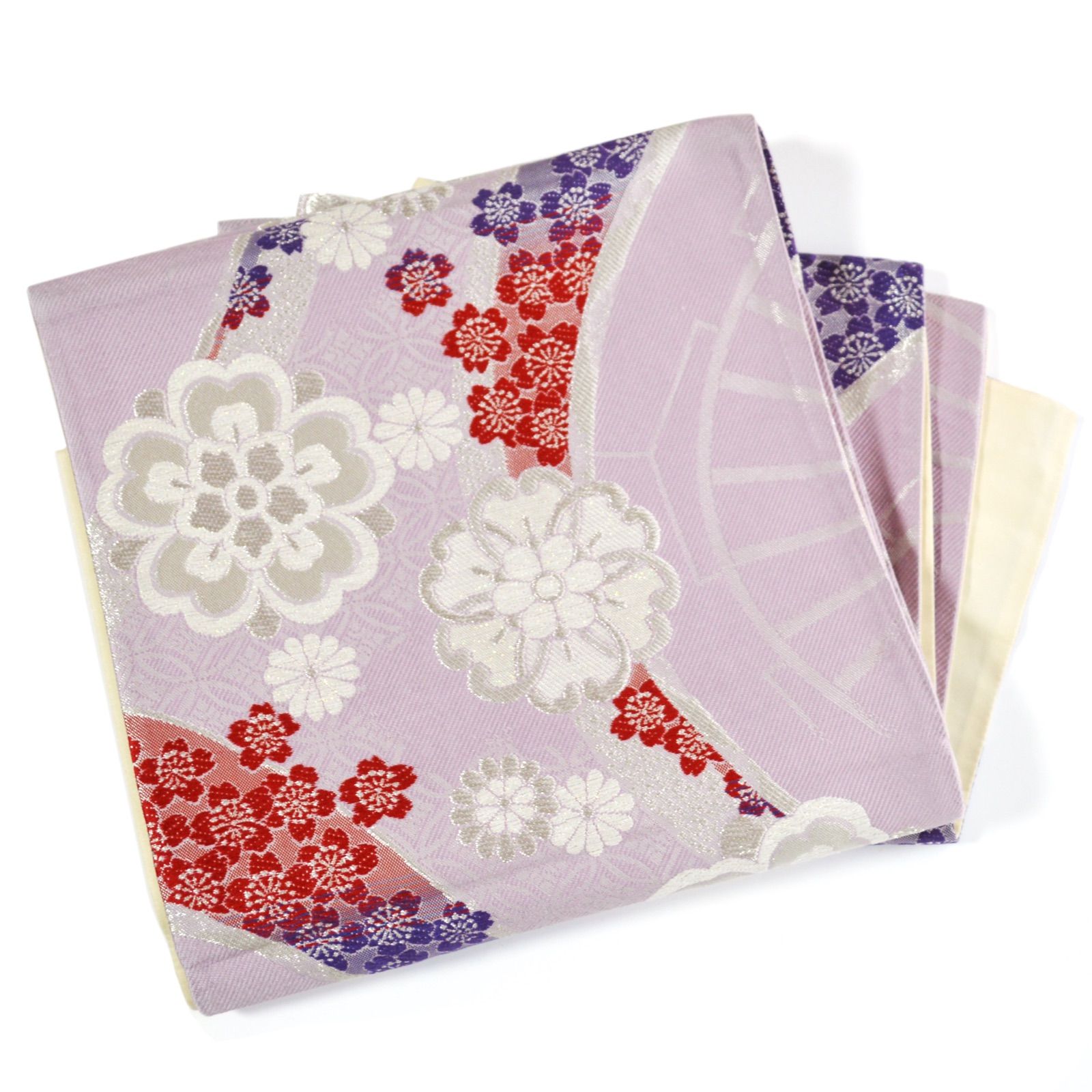 訳あり特価 新品》振袖用 袋帯 西陣織 証紙あり 六通柄 正絹