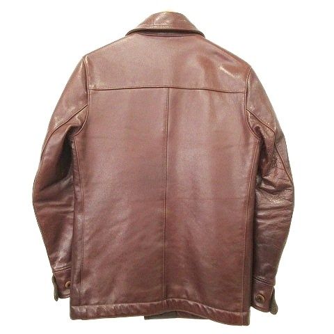 ロストコントロール LOST CONTROL レザー カーコート 牛革 裏地