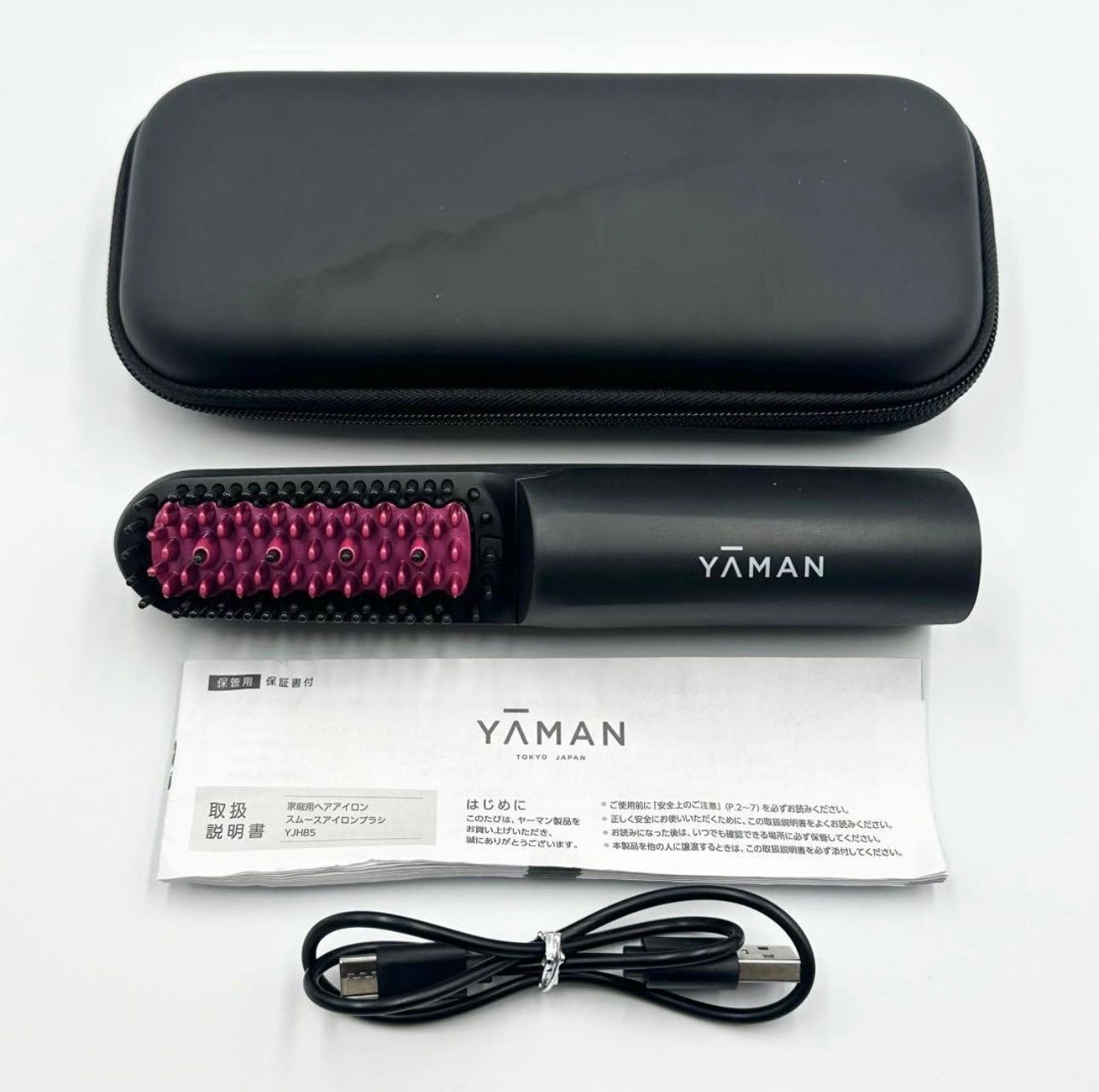 美品✨️】YA-MAN スムースアイロンブラシ YJHB5 ブラック - メルカリ