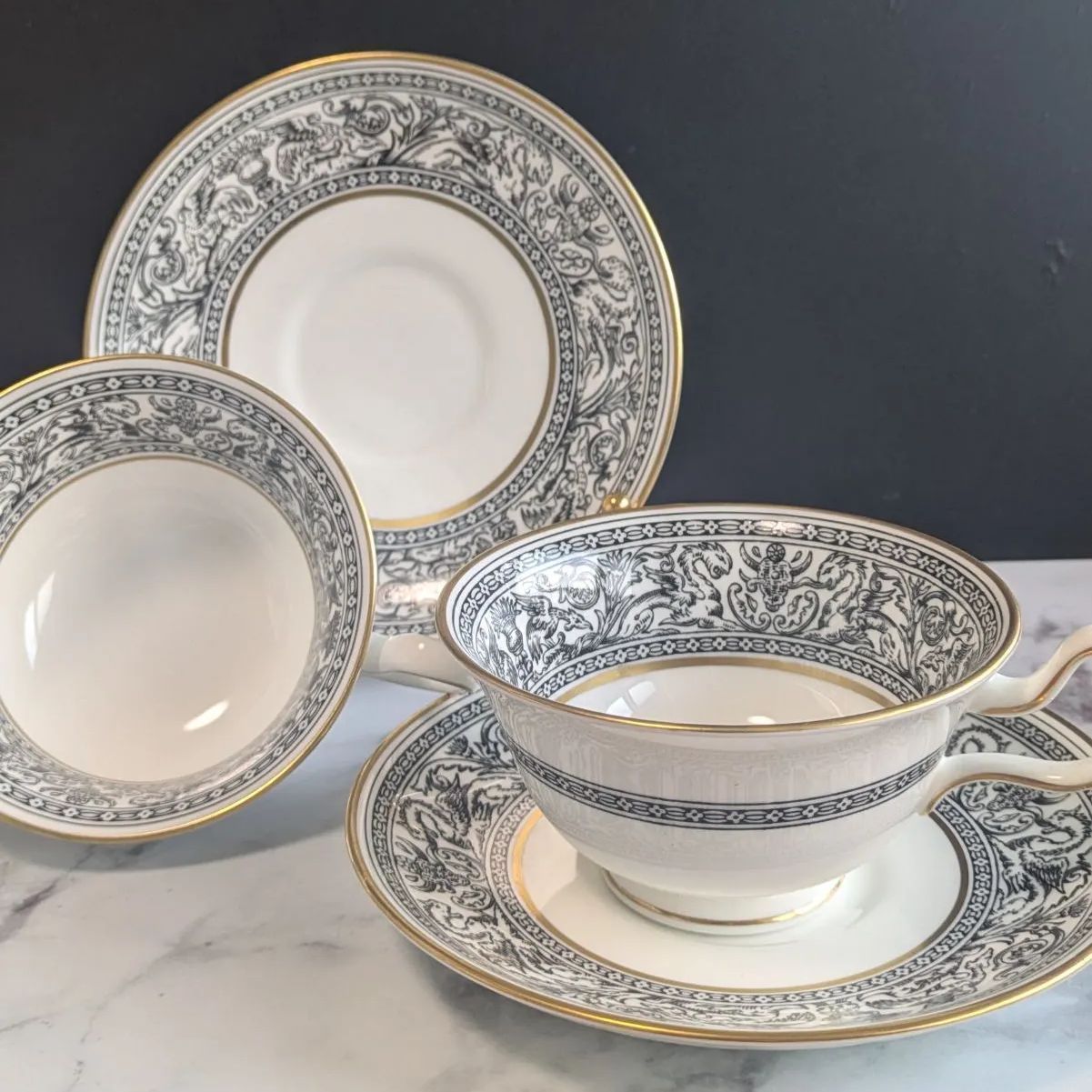WEDGWOOD ウェッジウッド コロンビア フロレンティーン ブラック 黒壺 