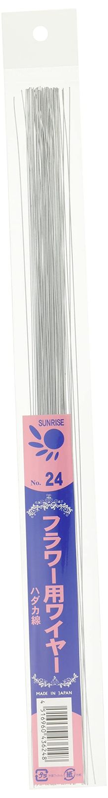 新品 東京堂(Tokyodo) フラワー資材 ワイヤー裸線小束#24 (5束入り