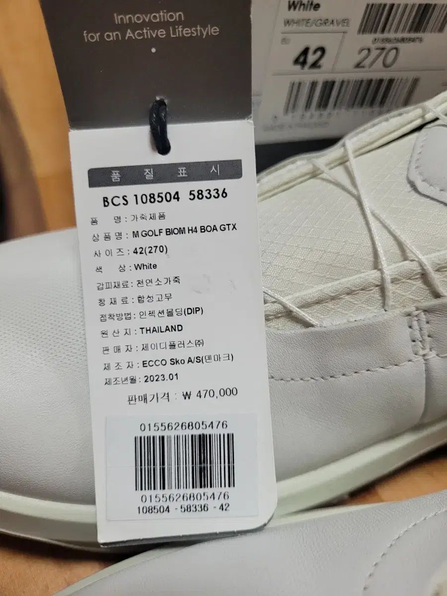 ゴルフ Ecco GORE-TEX H4 BoA ゴルフシューズ + Ecco 正規品 シューズ