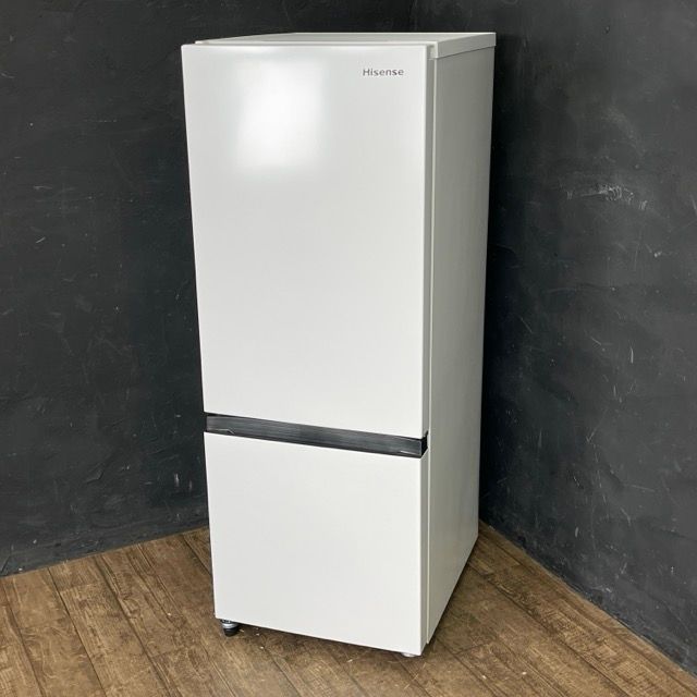 ノンフロン冷凍冷蔵庫 Hisense HR-D15F 製 2ドア 右開き ホワイト C 106027 脚 23210
