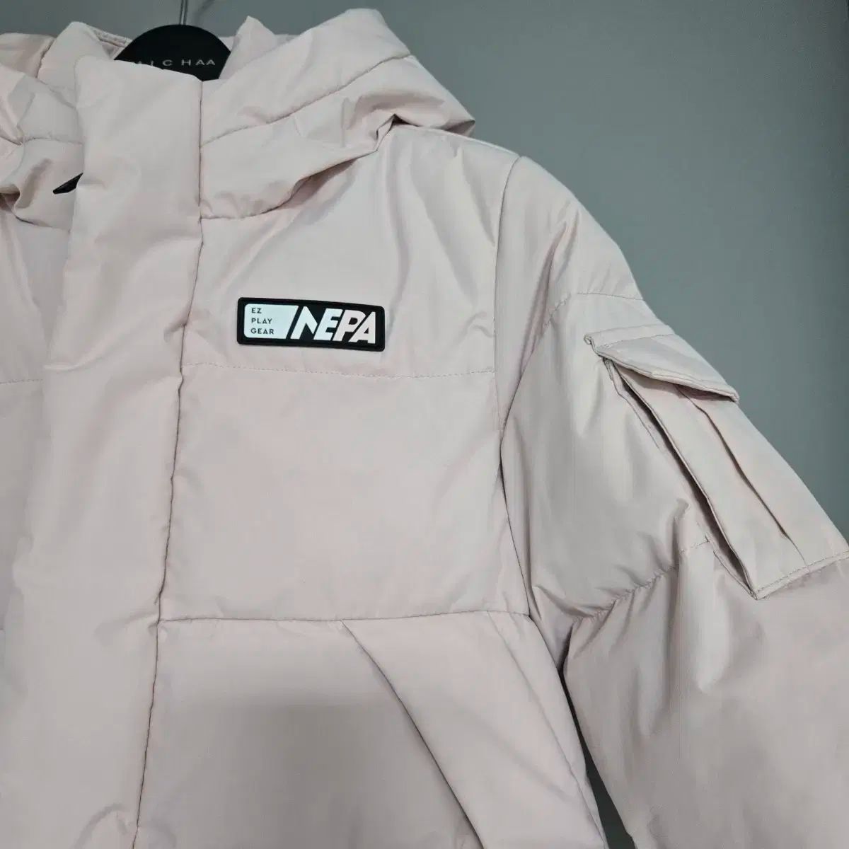 00 ショップ NEPA 23ss ピンク ダウンジャケット ロング丈 キッズ 120