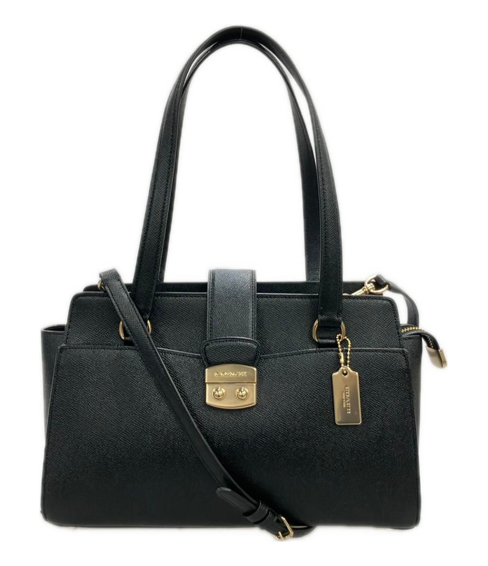 COACH コーチ レザー トートバッグ ゴールド A4収納 チャーム COACH 