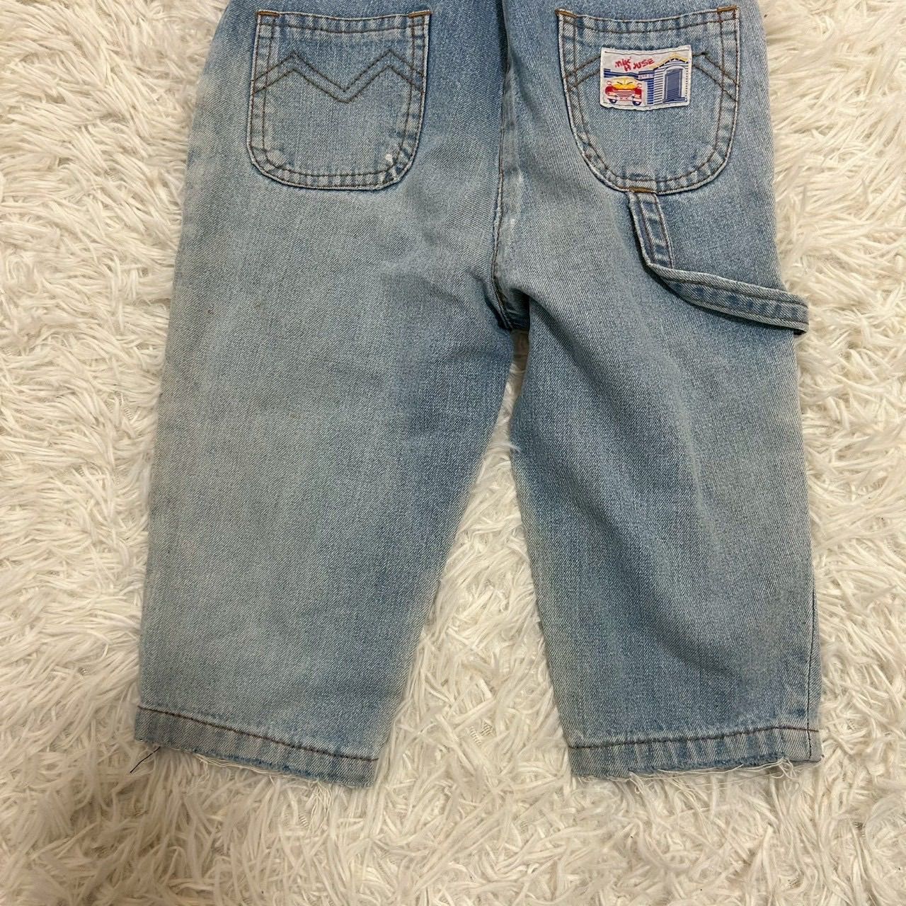 ミキハウス デニムロンパース 新品 ミキハウス☆ベビーデニム ミキハウス デニムロンパース 新品 ミキハウス☆ベビーデニム