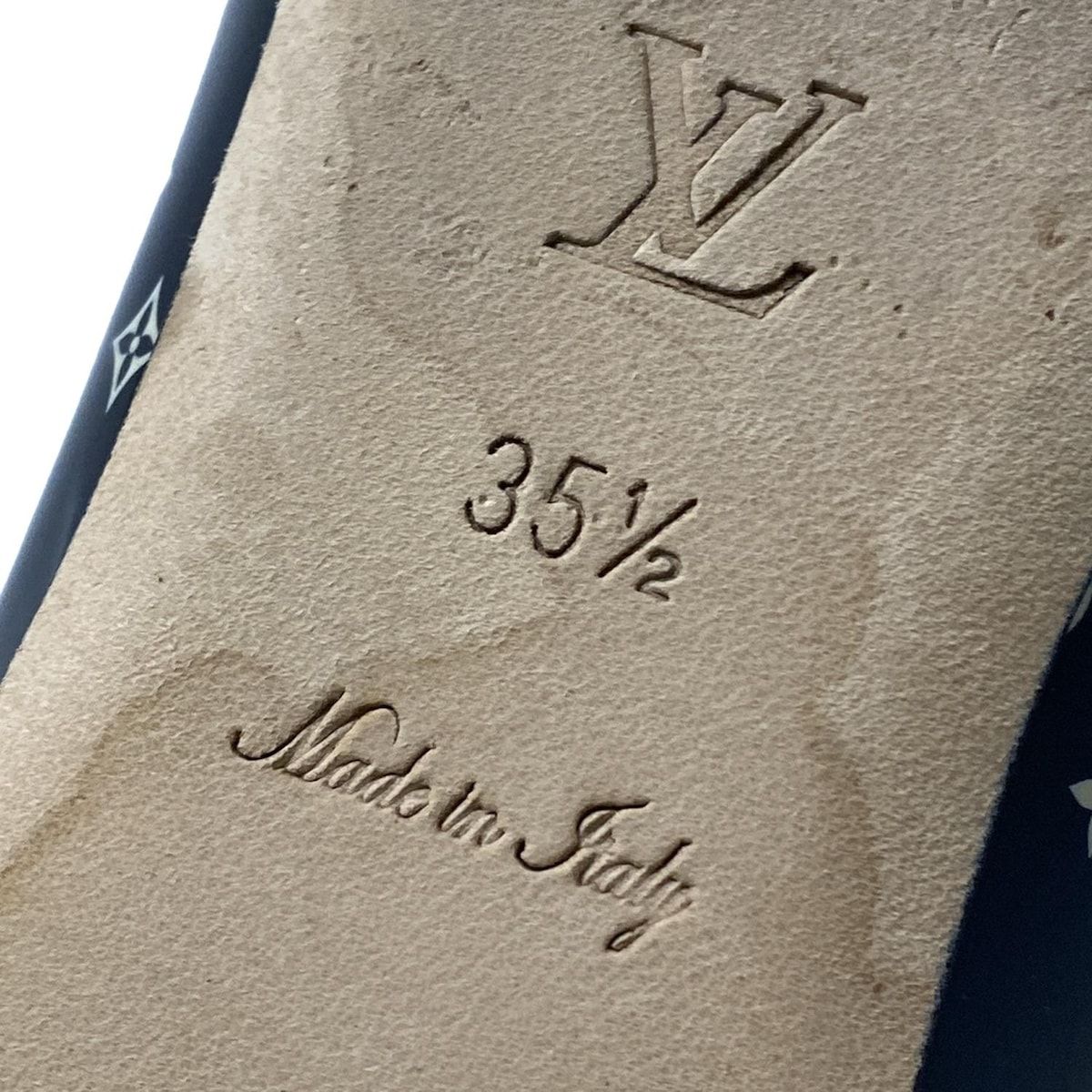 LOUIS VUITTON(ルイヴィトン) パンプス 35 1/2 レディース - 黒×白