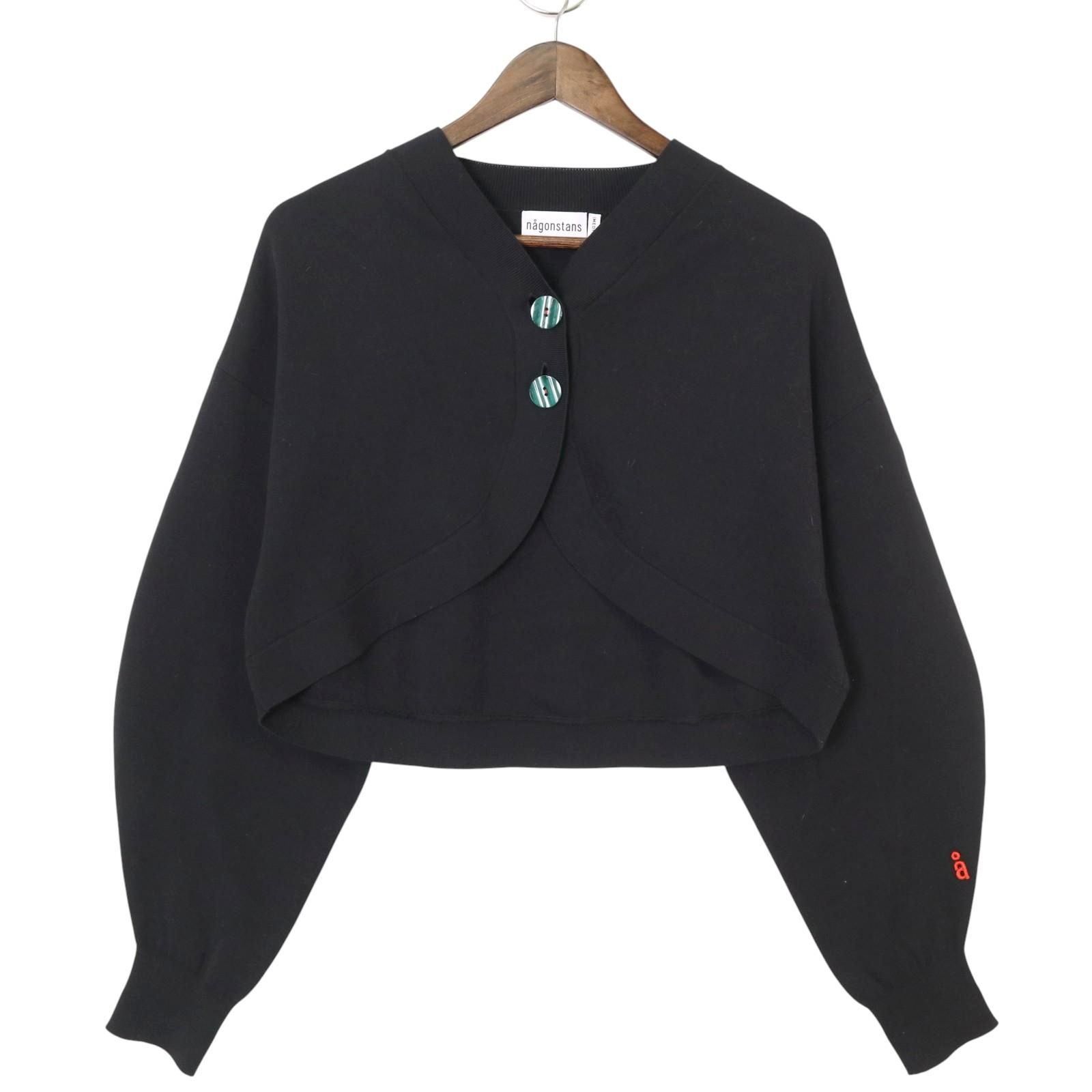 nagonstans（ナゴンスタンス） カーブフロント C/D カーディガン＊ 