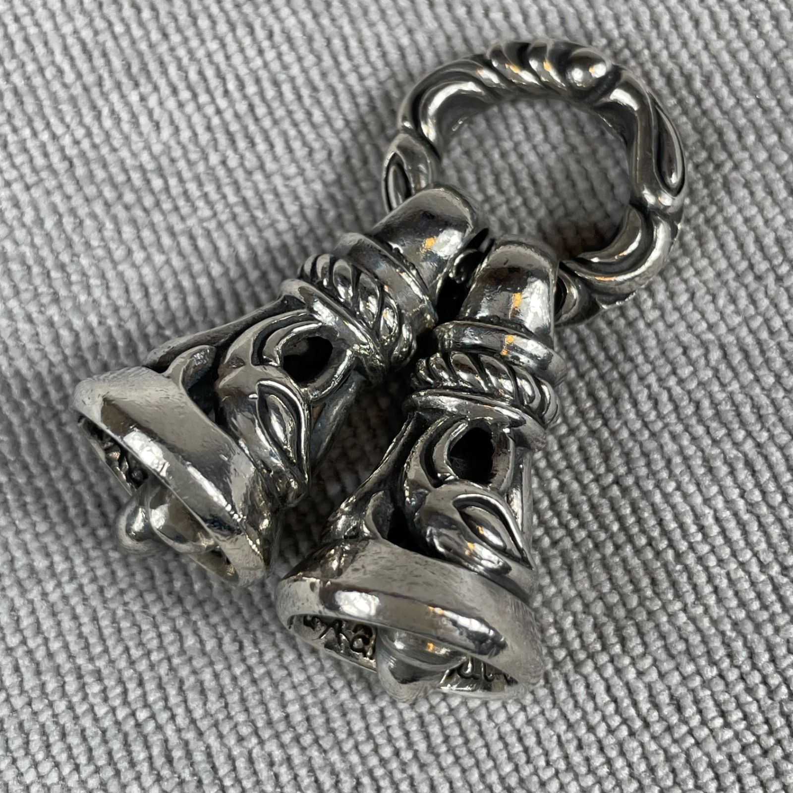 レナードカムホート　クレーンベル　スターリング　シルバー925　45g LEONARD KAMHOUT レナードカムホート 2クレーンベル ペンダントトップ