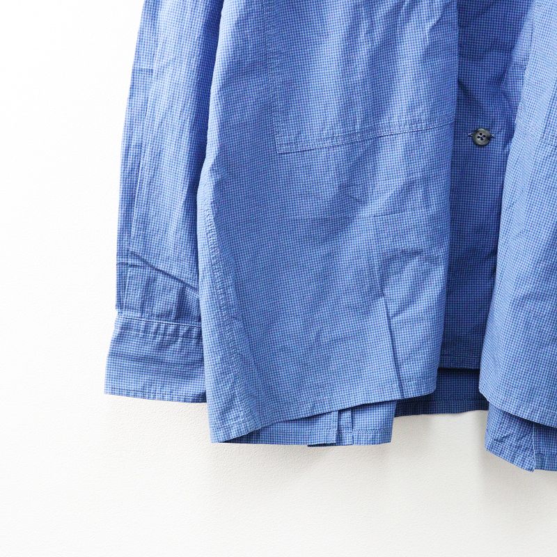 【御茶ノ水限定 CAHLUMN】長袖リネンシャツ ネイビー 風、抜ける”トロピカル リネンシャツ/長袖/ネイビー | Factelier