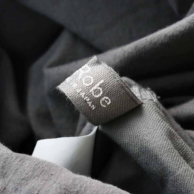 2024SS ネストローブ nest Robe コットンリネンウェザーバレルパンツ F