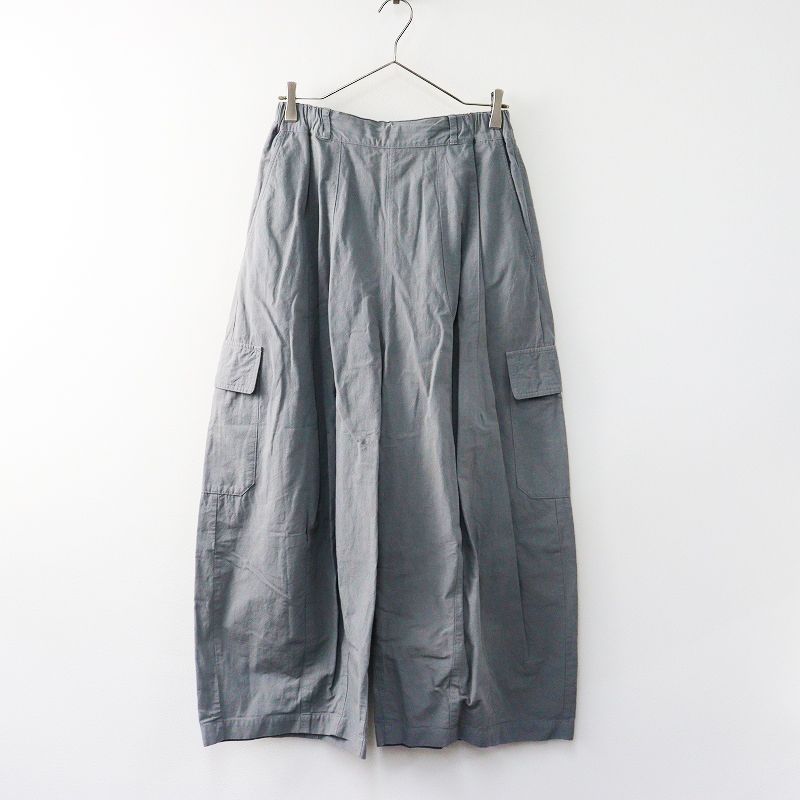 2024SS ネストローブ nest Robe コットンリネンウェザーバレルパンツ F