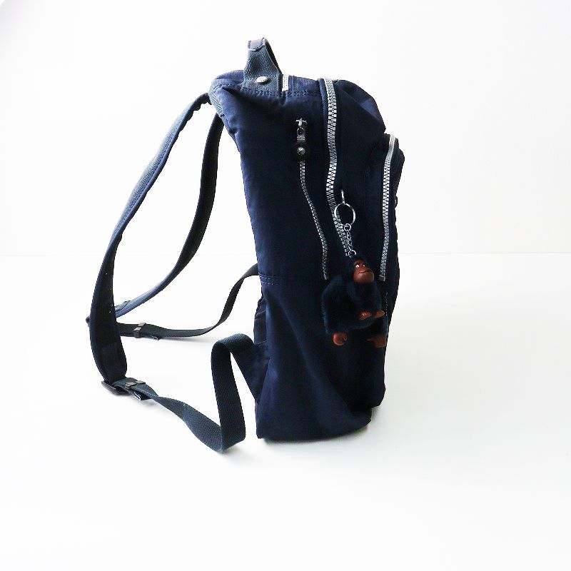 キプリング KIPLING Basic SEOUL リュック＼ネイビー 定番 デイパック 