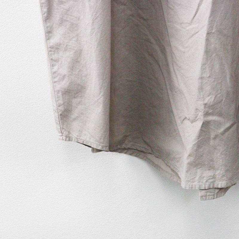  2021 SS ネストローブ nest Robe コットン ブロードクロス 2 WAY ドレス F｜ベージュ トップス ノー ワイドネック その他 その他