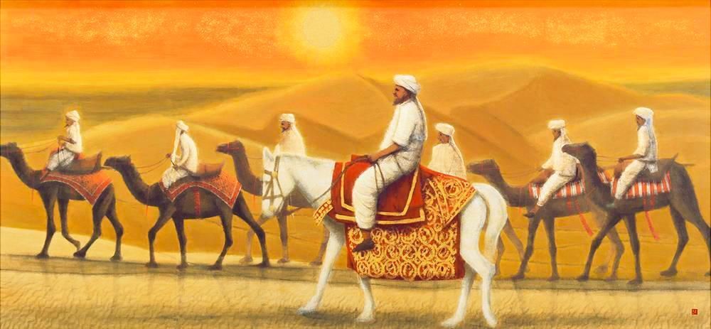 平山郁夫　アフガニスタンの砂漠を行く・日　限定 平山郁夫アフガニスタンの砂漠を行く・日限定