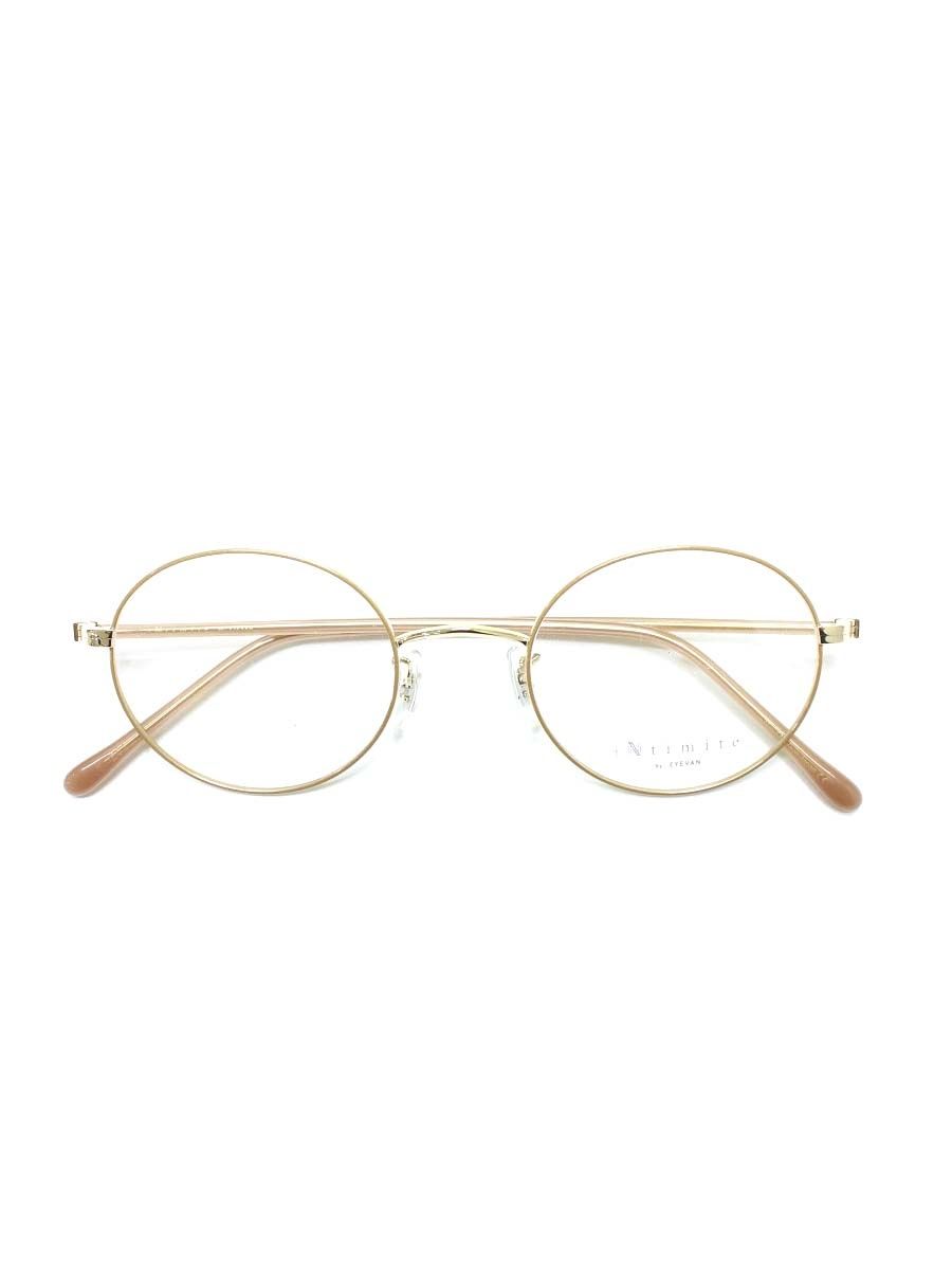 アンティミテ INE-1009 メガネ ゴールド ミルクピンク INTIMITE BY EYEVAN アイヴァン メタルフレーム フルリム ラウンド ITR9XOZK30NW