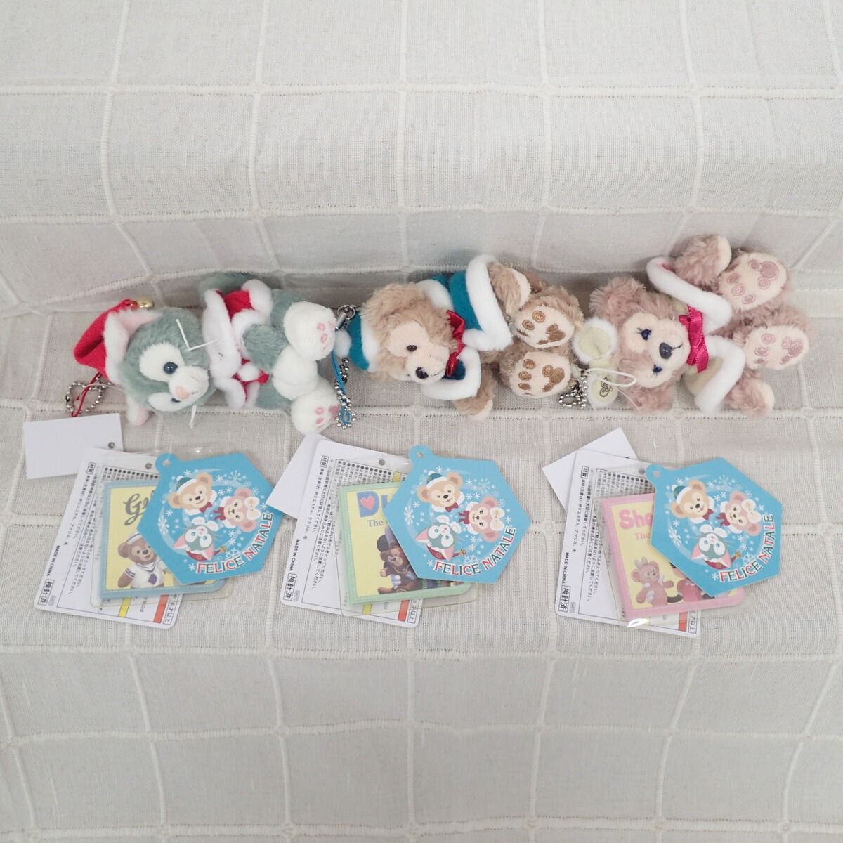 ダッフィー/シェリーメイ/ジェラトーニ ぬいぐるみストラップ