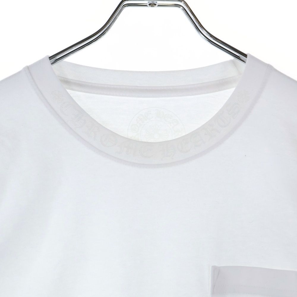 CHROME HEARTS (クロムハーツ) Old English Neck Logo L/S Tee ネック