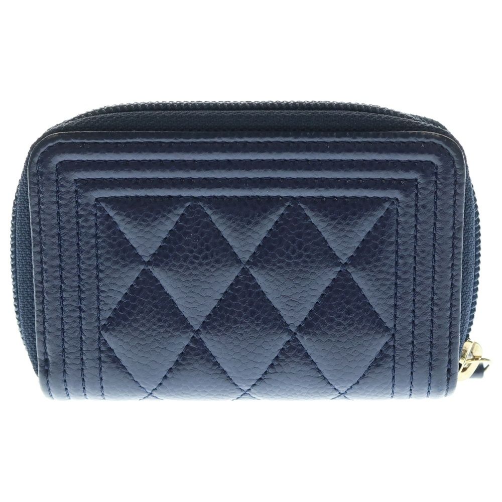 超美品　CHANEL ボーイシャネル　ケース　小銭入れ　ラウンドファスナー 超美品 CHANEL ボーイシャネル ケース 小銭入れ ラウンドファスナー 超