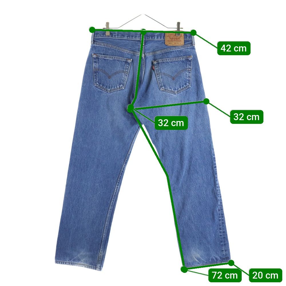 リーバイス 501xx USA製　90’s 653ボタン ストレートジーンズ Levi's (リーバイス) 90S 501xx USA製 ボタン裏653 両面スモールE