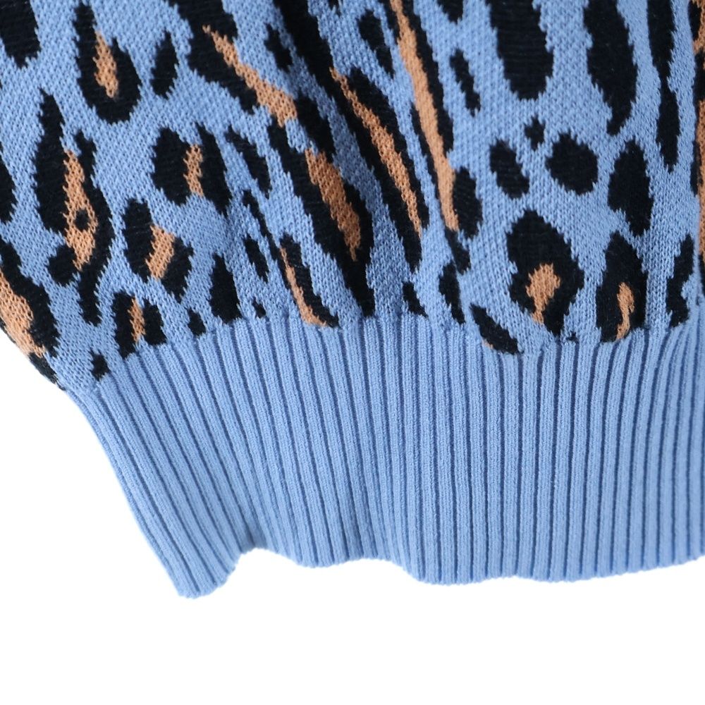 WACKO MARIA (ワコマリア) 25SS LEOPARD JACQUARD KNIT SWEATER