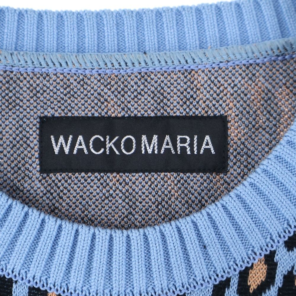 WACKO MARIA (ワコマリア) 25SS LEOPARD JACQUARD KNIT SWEATER