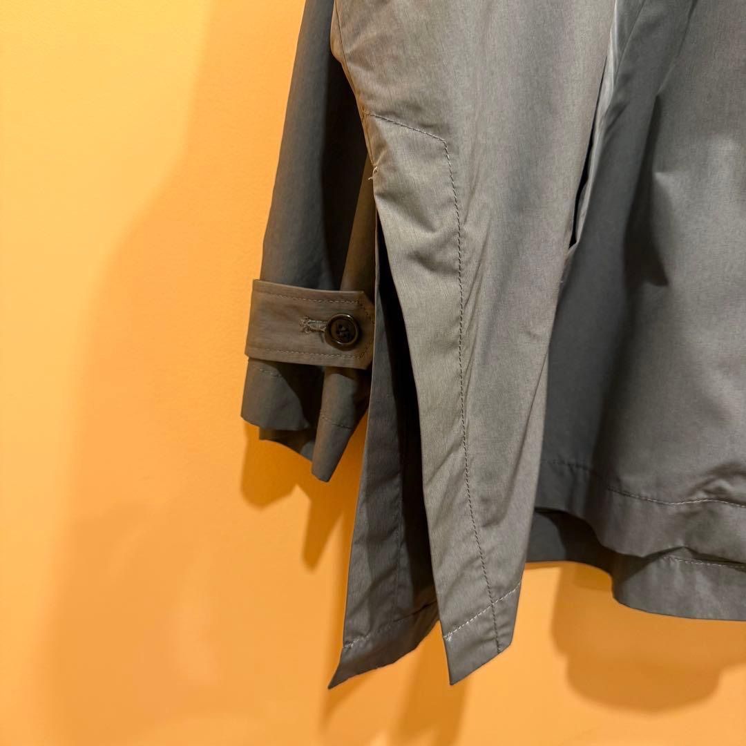 IENA Peポプリンオーバーショートコート グレー 36 GULLKHAN_COM