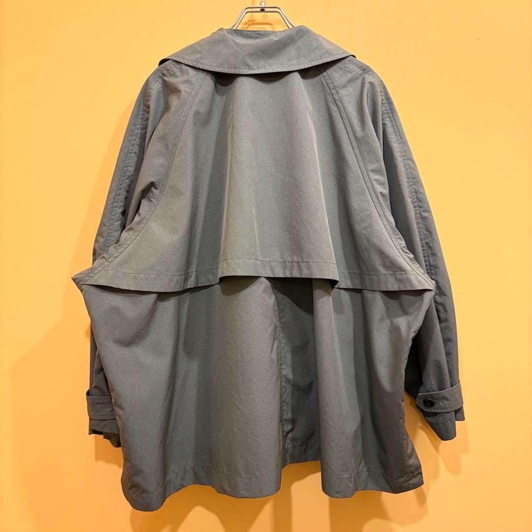 IENA Peポプリンオーバーショートコート グレー 36