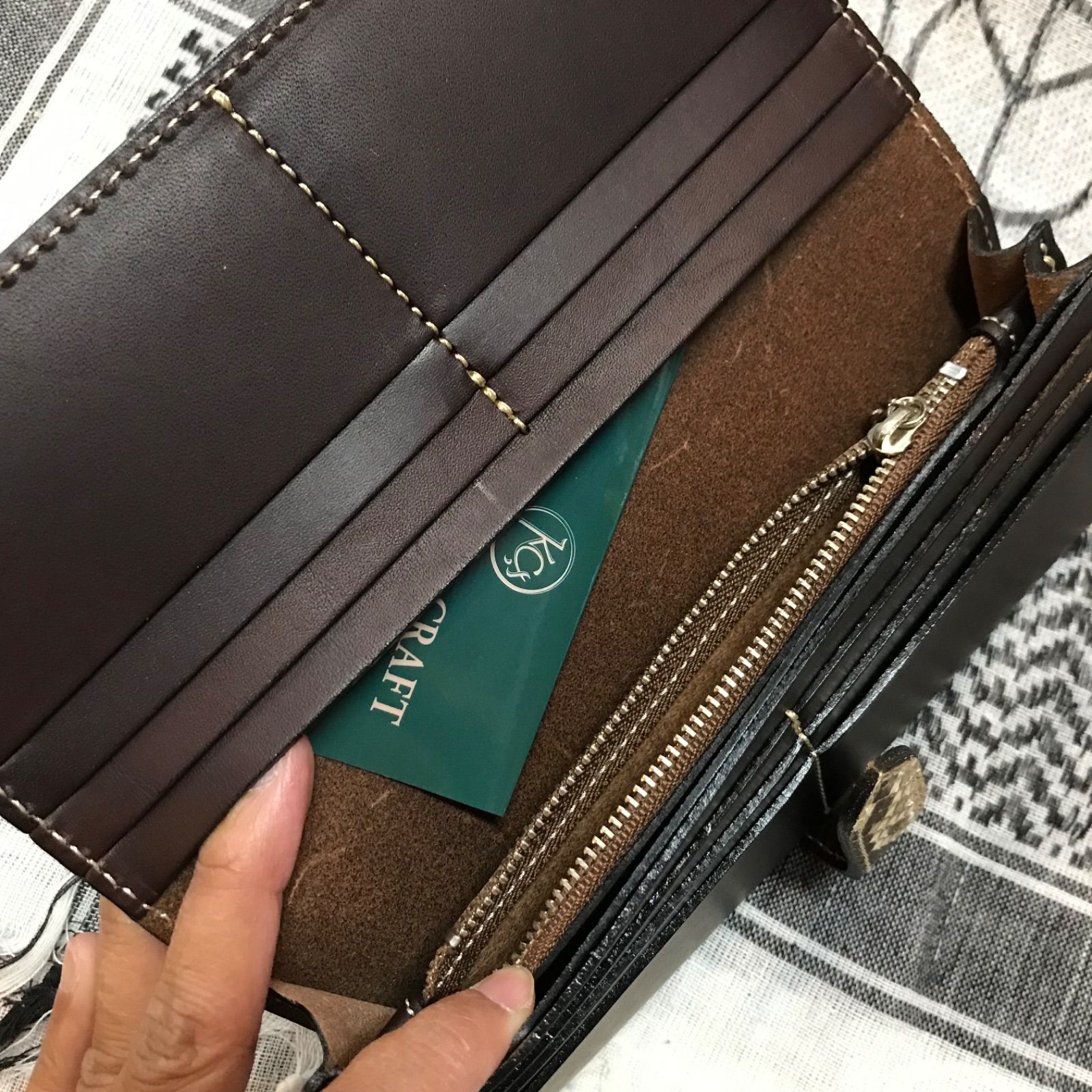 kc s ケーシーズ ウォレット 長財布 レザー ヒューストン フラップ 牛皮革 パイソン ヘビ革